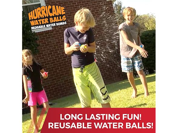Prime Time Toys Hurricane Reusable Water Balls – 12PK