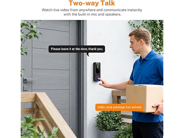 MeshSear 1080P Wireless Doorbell Camera