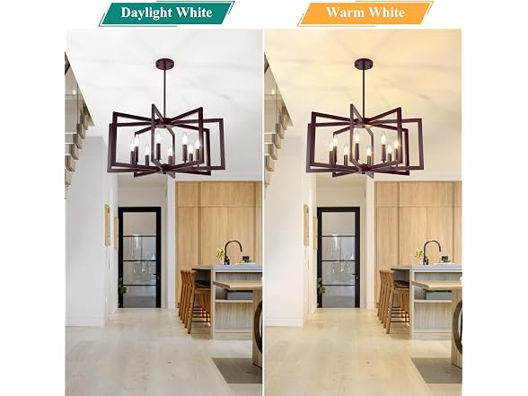 Bairth B0FM34B79T Oil-Rubbed Bronze Kitchen Chandelier