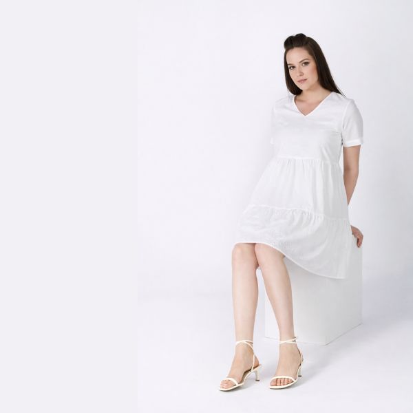 3Pk Asst Womens V-Neck Summer Dress - Gallery 12