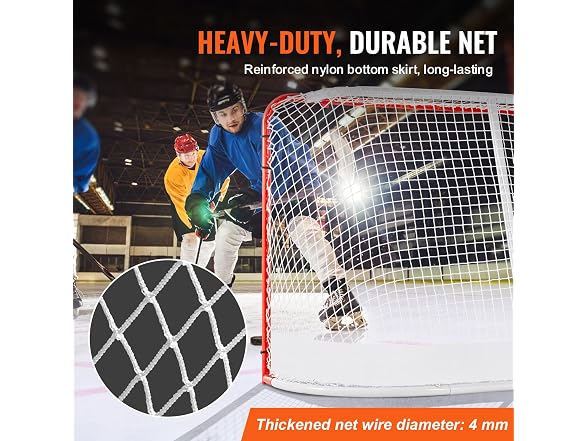 VEVOR Street Hockey Net, Indoor Outdoor