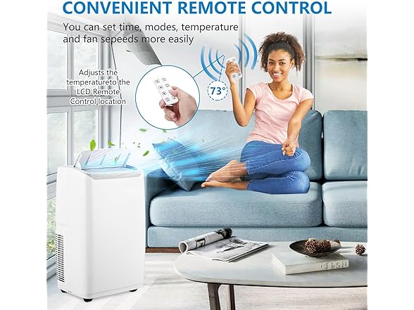 GustoWave 3-in-1 Portable Air Conditioner