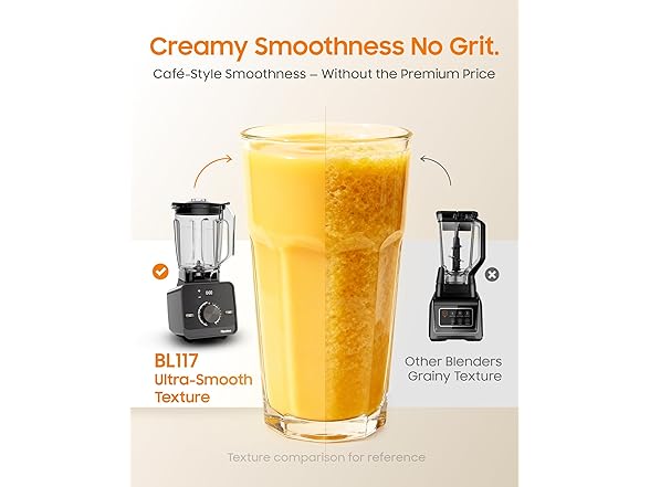 Reslee Professional Countertop Smoothie Blender