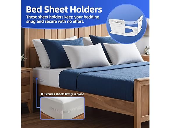 Bed Sheet Holders for Corners