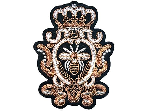 Brown Crown Imperial King Queen Patch