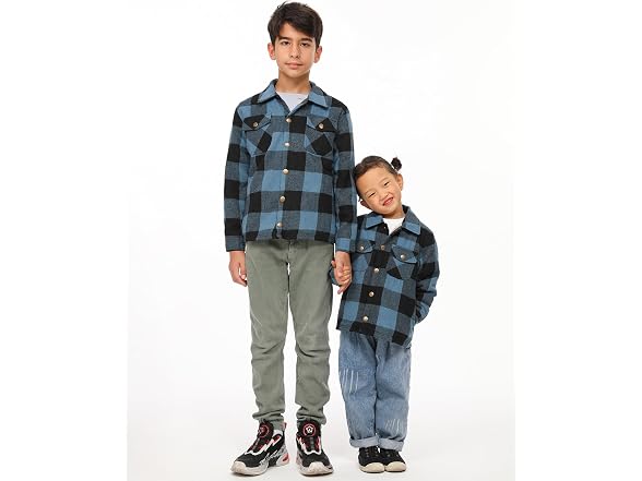 Zenthace Boys (L) Flannel Shirt Jacket