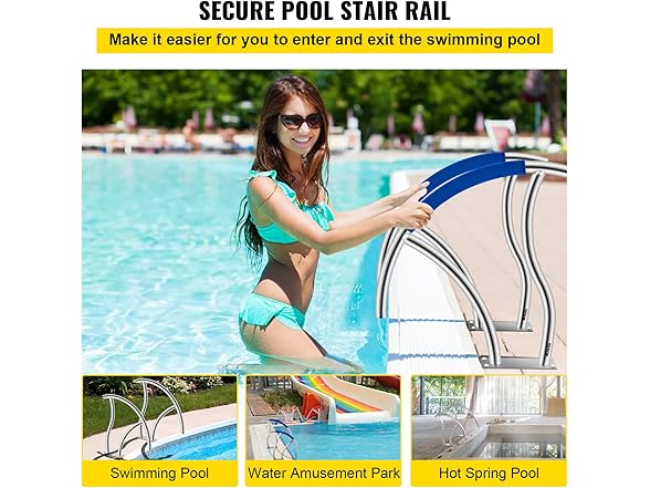 VEVOR Pool Handrail