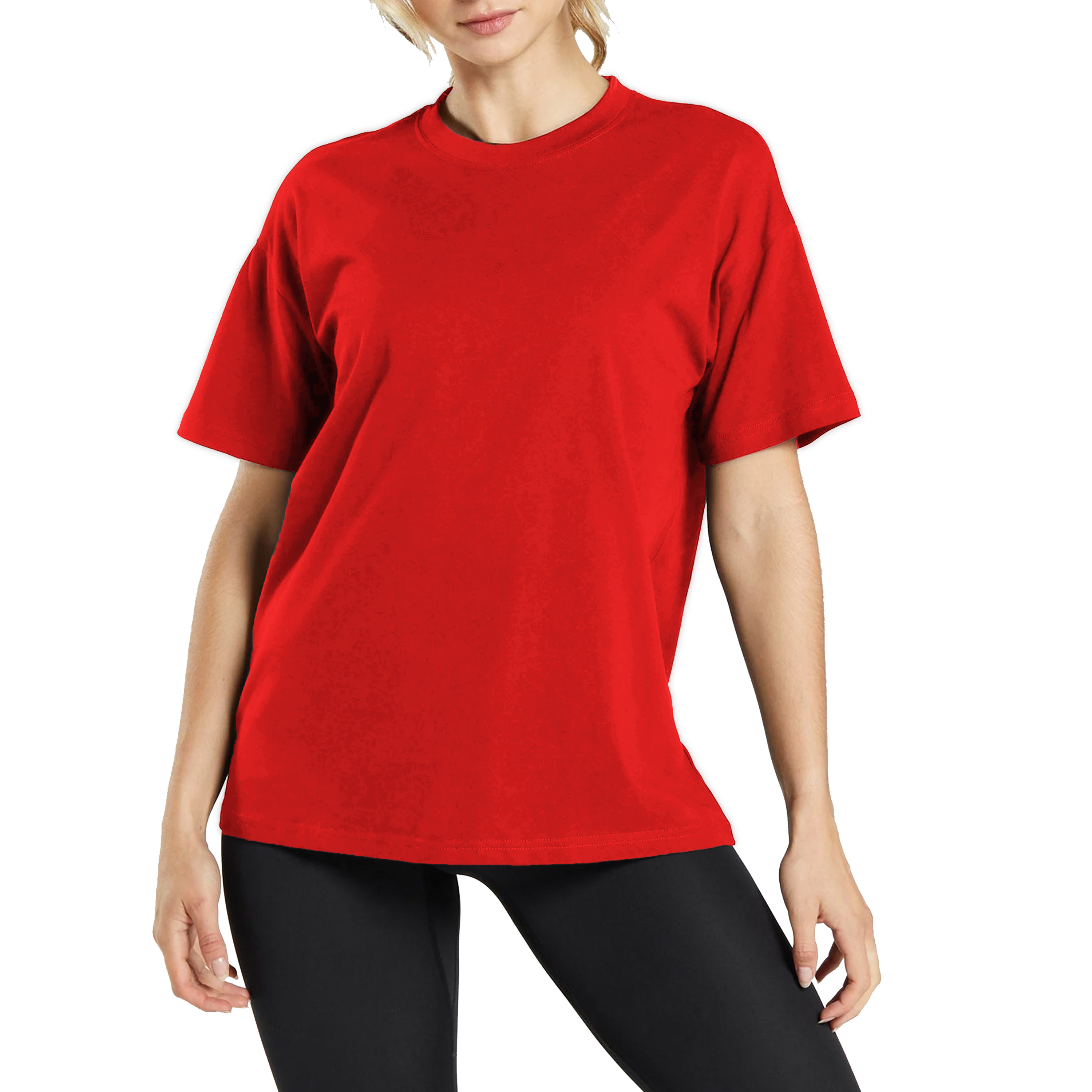 3Pk Womens S/S Loose Fit Crew Tee - Gallery 14