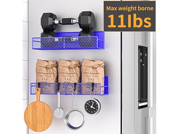 Magnetic Fridge Spice Rack 2pk Purple