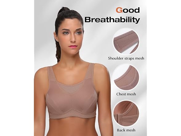 Wingslove Women (42D) High Impact Sports Bust Bras
