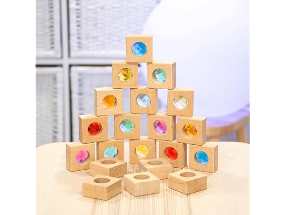 Wooden Kaleidoscope Blocks