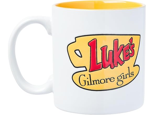 Gilmore Girls Luke's Diner Logo Wax Resist Ceramic Mug