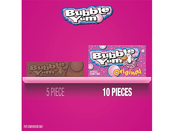 Bubble Yum Original Flavor Chewy