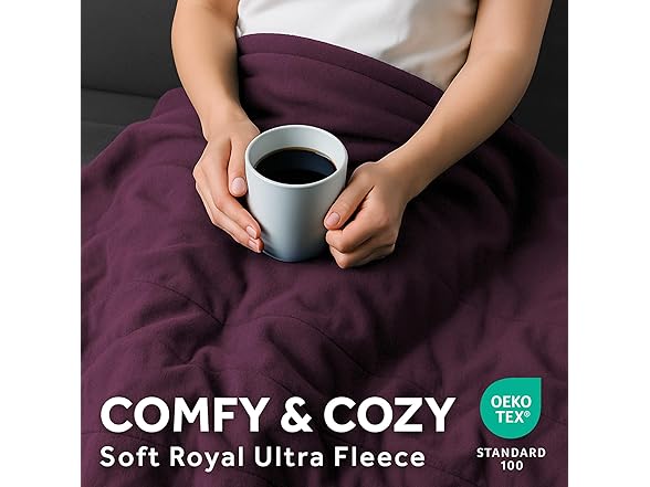 Sunbeam Royal Ultra Fleece Heated Electric Blanket King