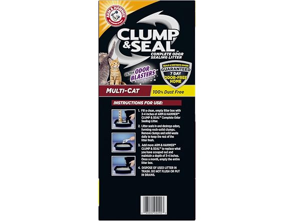 Arm Hammer Clump Seal Litter