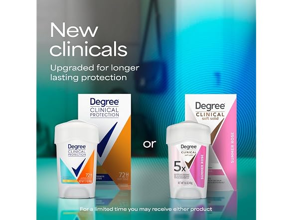 Degree Clinical Soft Solid Summer Rose