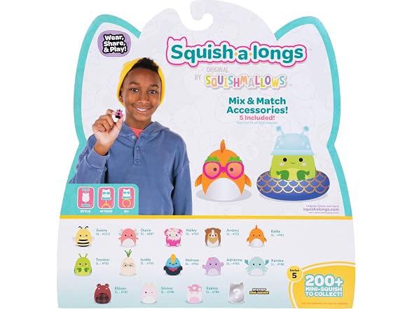 Squish-a-longs Mini-Squish 14-Pack (Wave 5, Style 2)