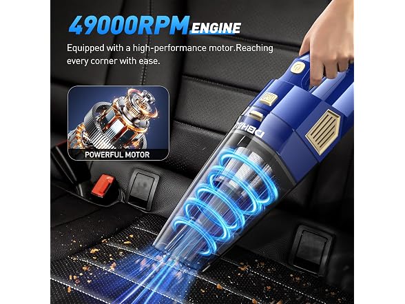 DBHAL Cordless Handheld Vacuum 15000PA
