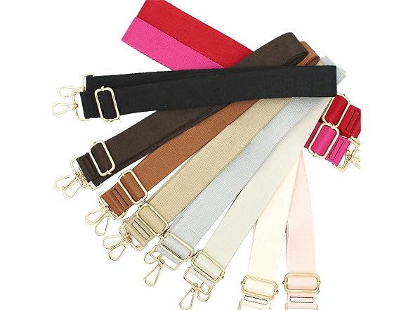 1pc Adjustable Cotton Bag Straps 30-55inch