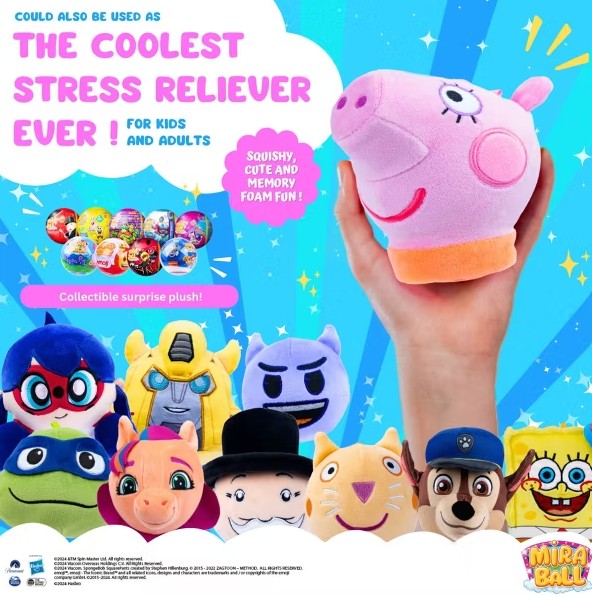 Miraball Surprise Plush - Peppa Pig 4PK - Gallery 6