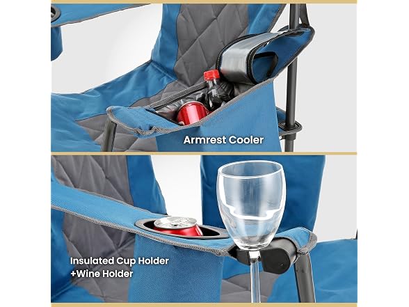 Arrowhead Outdoor Deluxe Folding Quad Chair