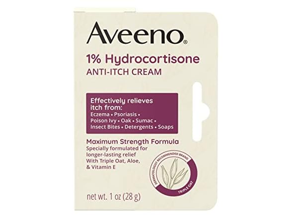 Aveeno Maximum Strength 1% Hydrocortisone Anti-Itch Cream