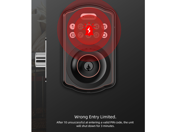 Kaadas KS03 Knob Lock with Keypad and Key