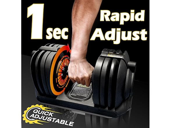 BodyTech Quick adjustable dumbbell set 88lbs