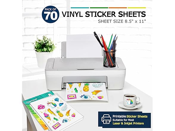 Printable Vinyl Sticker Paper