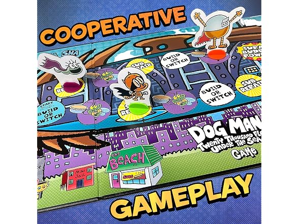 Dog Man Twenty Thousand Fleas Under the Sea Board Game