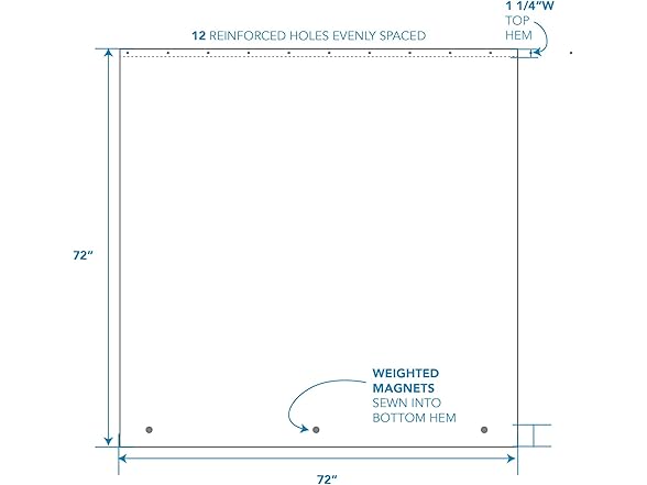 iDesign Waterproof PEVA Bathroom Shower Curtain