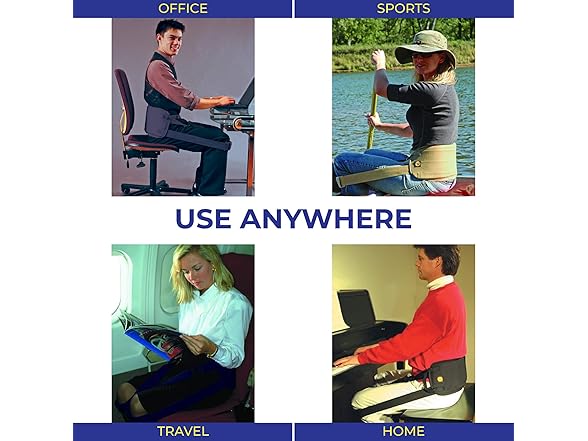 Nada-Chair Back-Up Back Support Posture Corrector