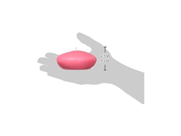 3-Pc Floating Candles, 4-Inch, Hot Pink