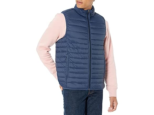Amazon Essentials Men Lightweight Packable Vest