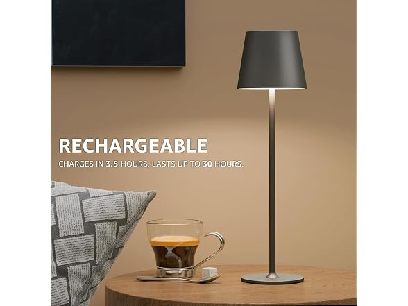 2 Pack Cordless Table Lamp Rechargeable
