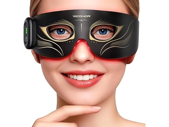 Viconor Red Light Therapy for Eyes Black