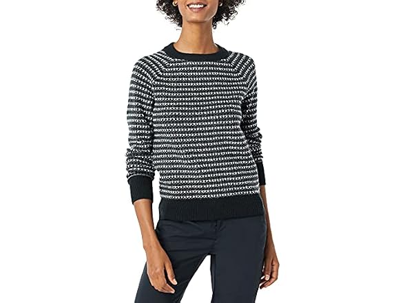 Charcoal/White/Black Textured Stripe