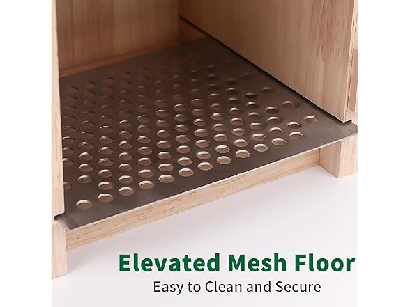 KZAIONE Bird House for Outside with Predator Guard