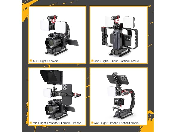 Zeadio All-in-One Video Rig Kit  for Camera