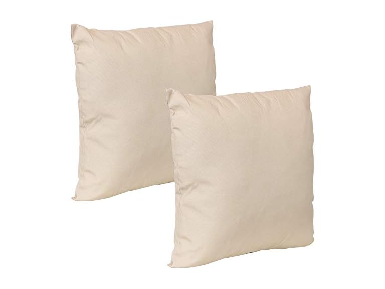 Sunnydaze Decor SNR-966 2 Beige Covers 17x17 Beige