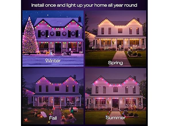Philips Hue Festavia 150ft Permanent Outdoor String Lights NEW