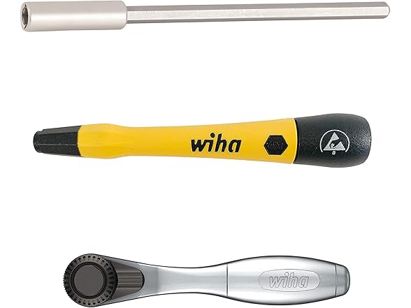 Wiha 75965 65pc System 4 ESD Ratchet & MicroBits Set