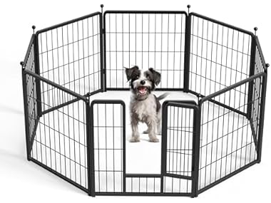$29.99, Was $55.99, 46% Off! HealSmart Dog Playpen, 8 Panels dealfomo