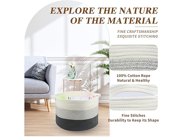 Casaphoria Storage Basket, Laundry Hamper