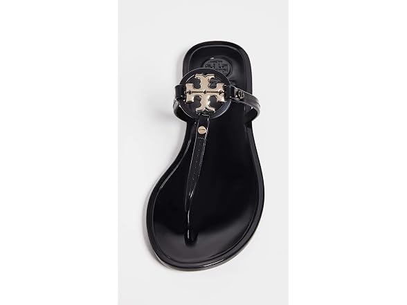 Tory Burch Mini Miller Flip Flops Black