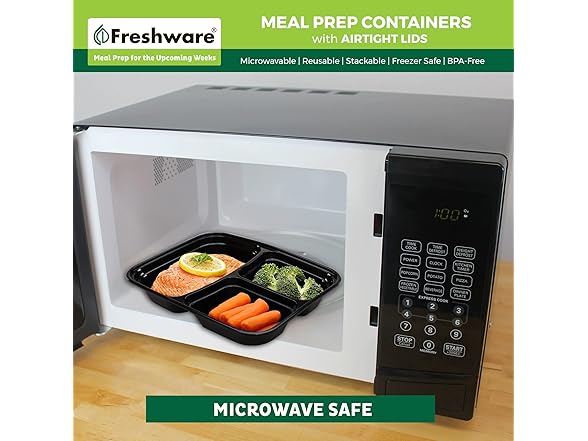 Freshware Meal Prep Containers [50 Pack]