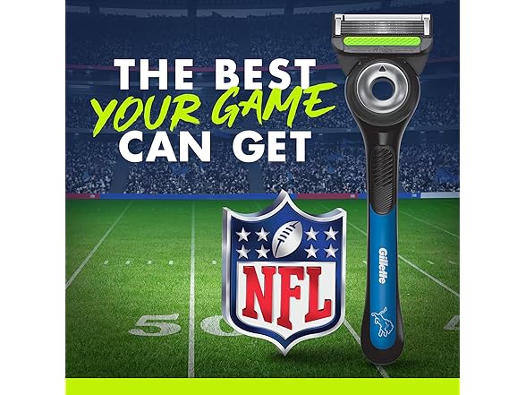 Gillette Labs Special NFL Lions Edition Shaving Razor for Men