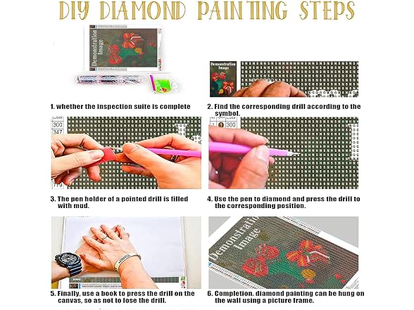 IHMOLN Diamond Painting Kits DIY Cat Elf Flower