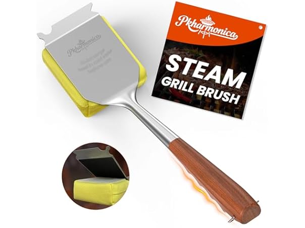 $24.99, Was $59.99, 58% Off! Bristle Free Grill Brush W/ Scraper dealfomo