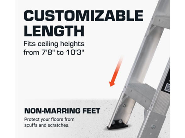 Little Giant Ladder 945-00002 25 LG ATTIC LDDR,25